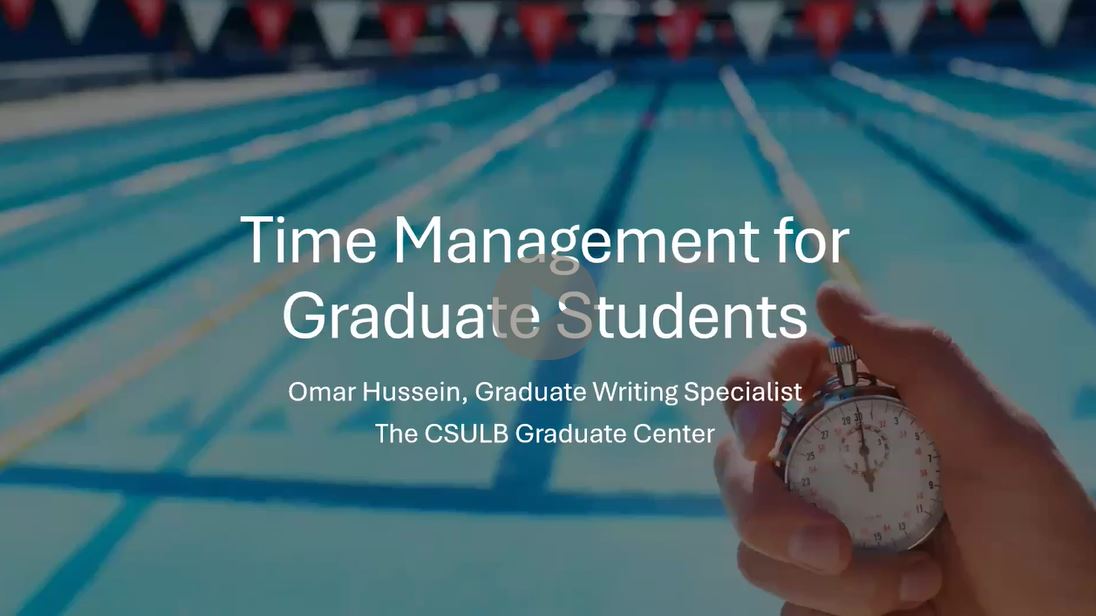 Time Management for Graduate Students – The Graduate Writing Guy ...